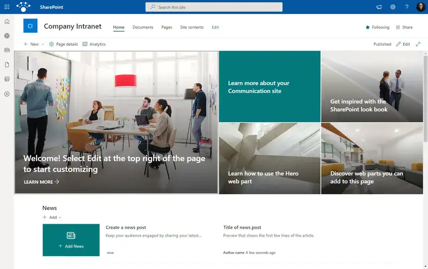 SharePoint intranet